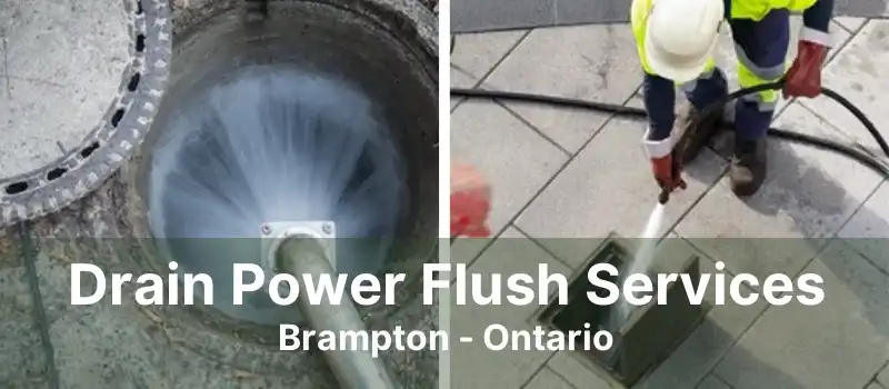 Drain Power Flush Services Brampton - Ontario